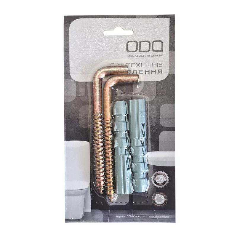 ODA Кріплення водонагрівача до стіни КР 501, 10х100мм
