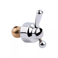 WEZER Перемикач кульовий для душу WOT-001, хром (Кратно 2 шт.)