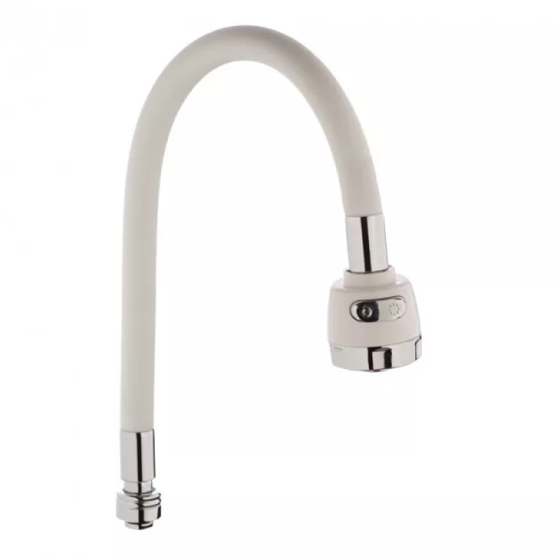 WEZER Гнучкий вилив для кухні WKC-058-WHITE, силіконовий, білий