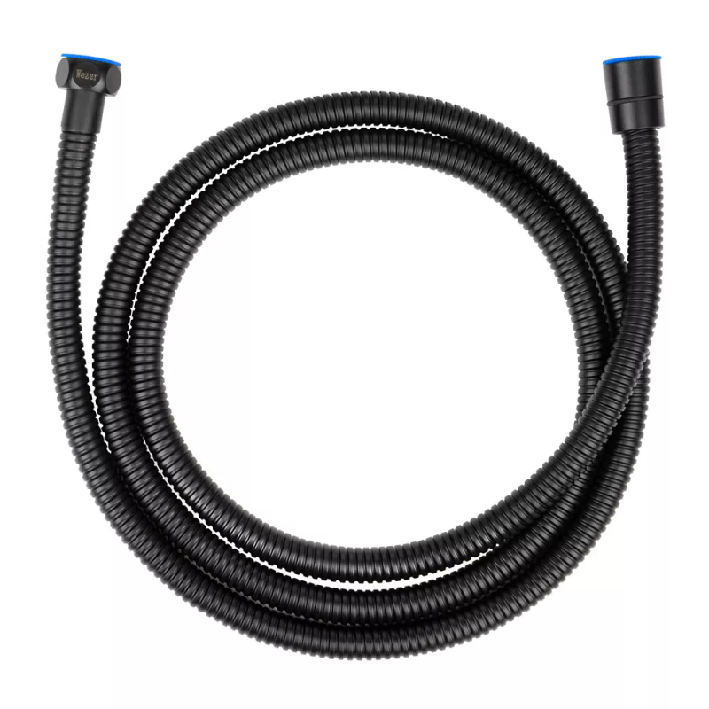 WEZER Душовий шланг WKR-008-180B, 180 см, чорний