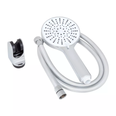 WEZER Душовий набір WKY-538 (лійка 5-режимів, шланг, кріплення лійки), хром