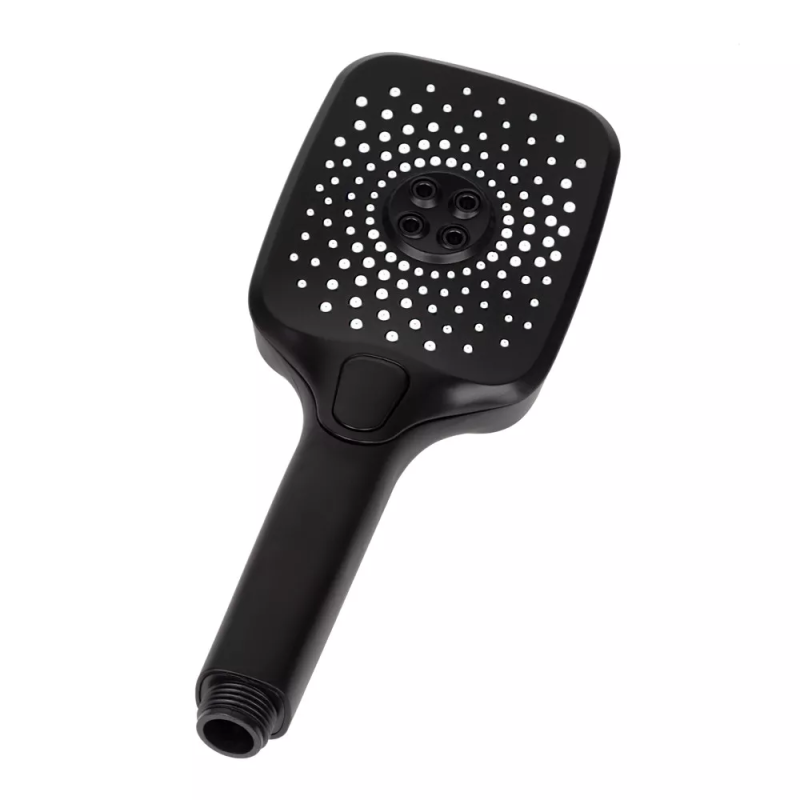 WEZER Душовий набір WKY-537 Black (лійка 3-режими, шланг, кріплення лійки)