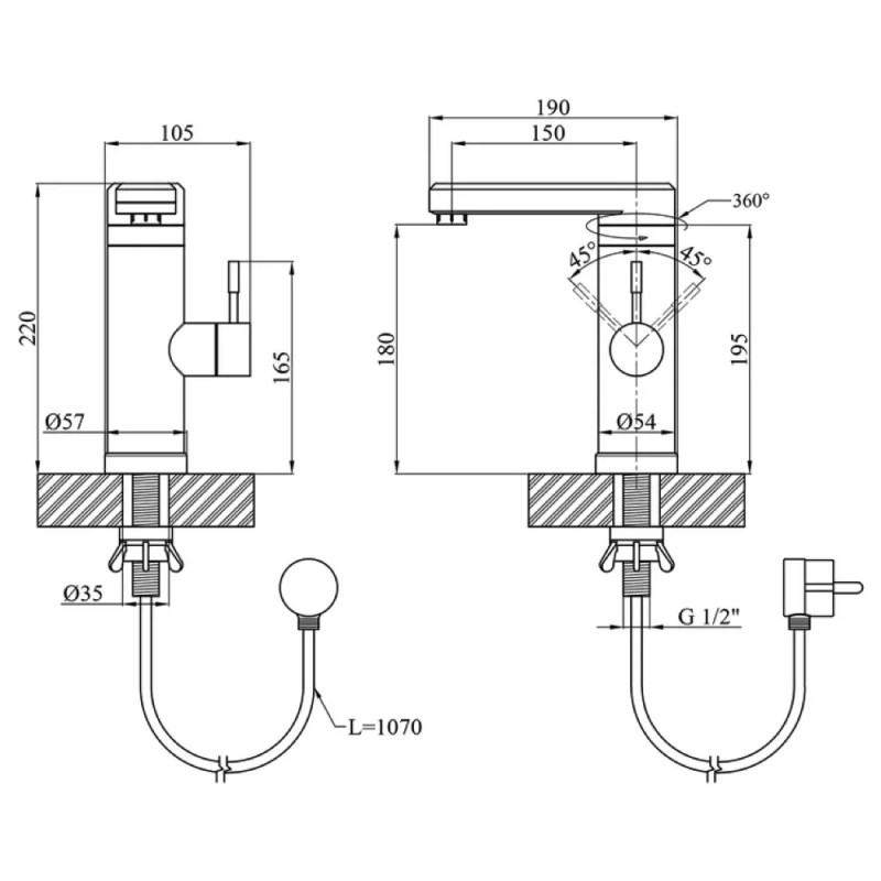 WEZER Проточний водонагрівач SSH-81 з датчиком температури