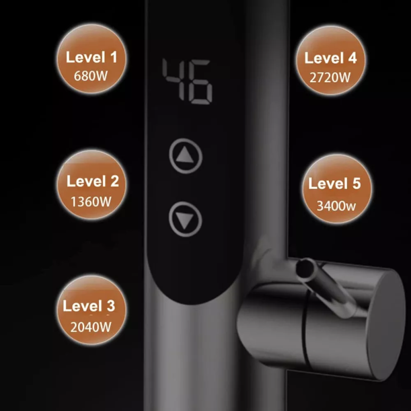 WEZER Проточний водонагрівач RSH-601-REFLECTOR з гнучким виливом (XH-601G)