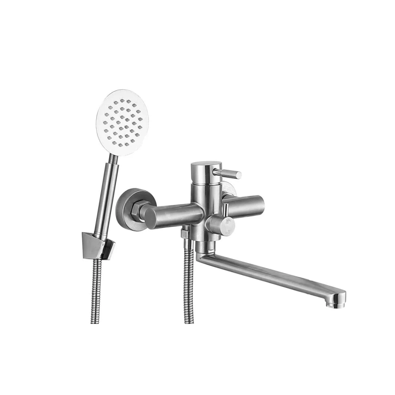 WEZER Змішувач для ванни EKO7-01, сатин