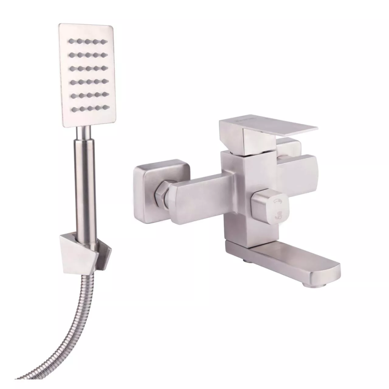 WEZER Змішувач для ванни PRO3-02, нержавіюча сталь