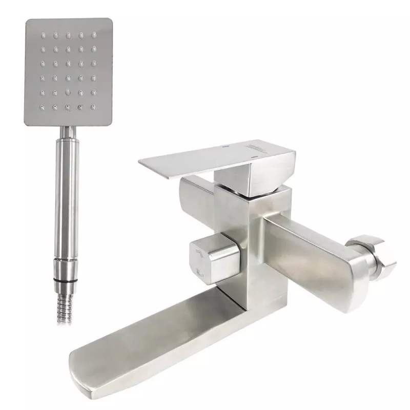 WEZER Змішувач для ванни PRO3-02, нержавіюча сталь
