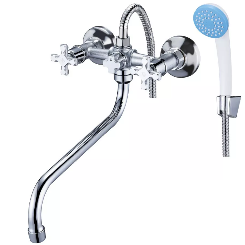 WEZER Змішувач для ванни JIK7-A102, хром