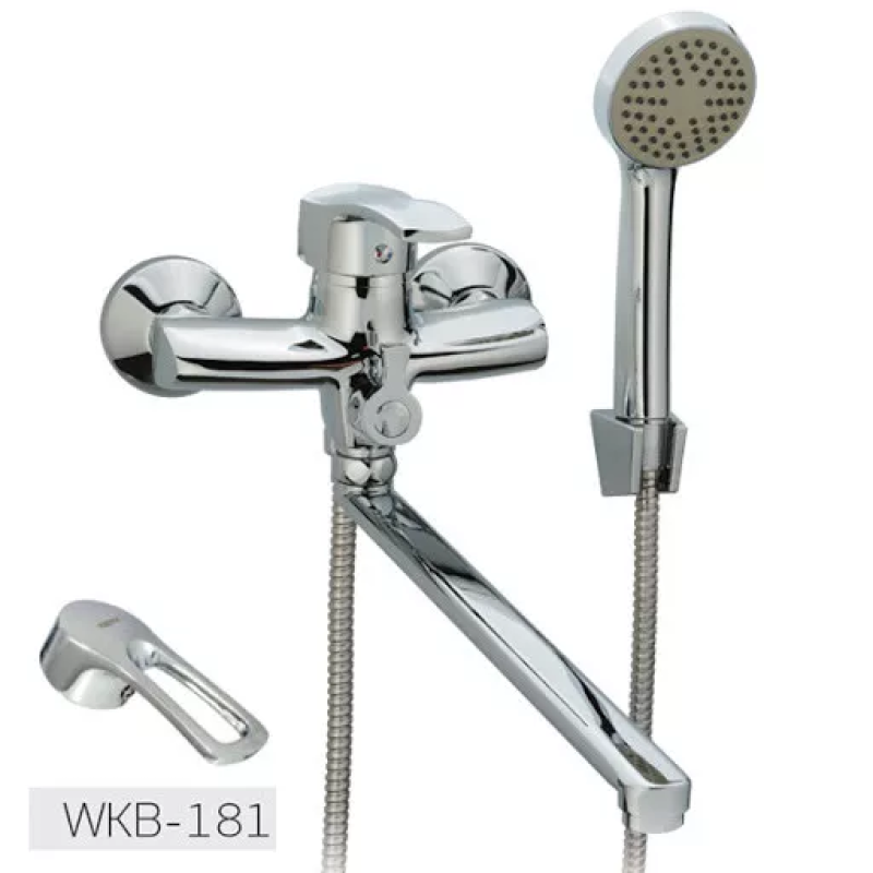 WEZER Змішувач для ванни JXD7-B181, хром