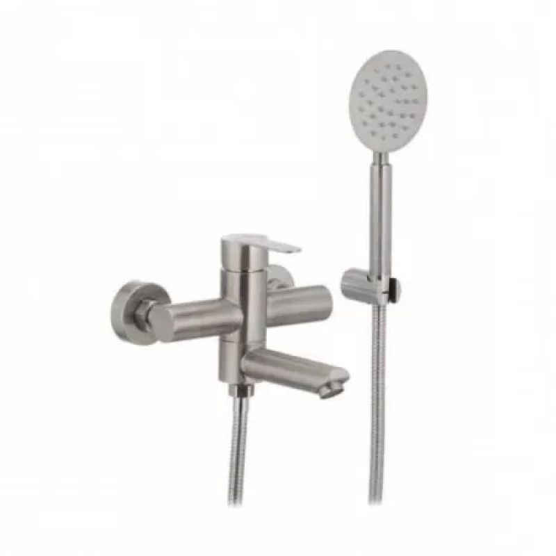 WEZER Змішувач для ванни EKO3-09, нержавіюча сталь