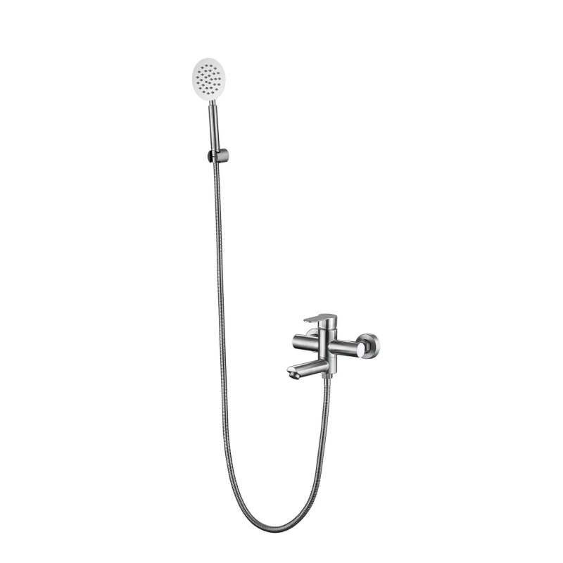 WEZER Змішувач для ванни EKO3-09, нержавіюча сталь