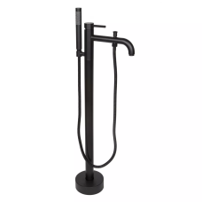 WEZER Підлоговий змішувач для ванни EKO19A-01-BLACK, нержавіюча сталь, чорний