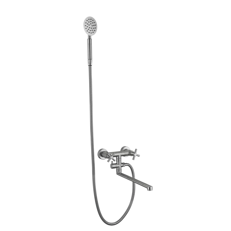 WEZER Змішувач для ванни VAL6-10, нержавіюча сталь