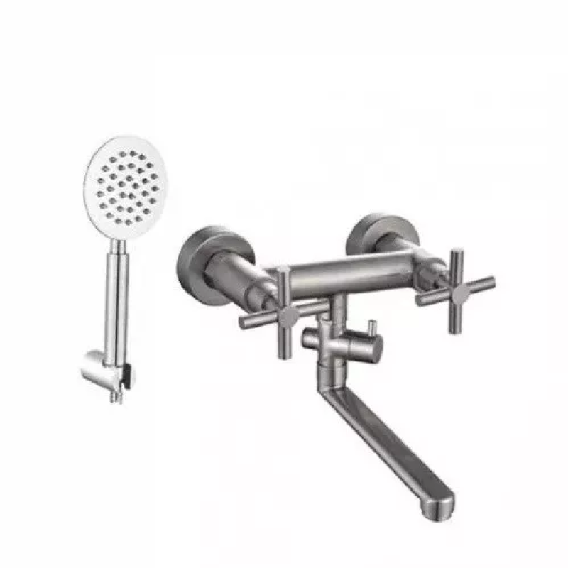 WEZER Змішувач для ванни VAL6-10, нержавіюча сталь