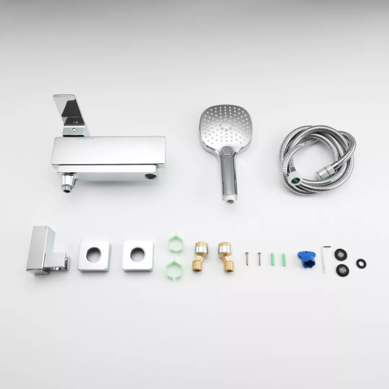 FAOP Змішувач для ванни A3209 з плоским виливом 192 мм, хром.