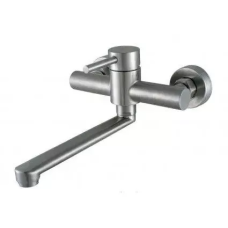 WEZER Змішувач настінний для кухні EKO12-01, нержавіюча сталь