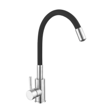 WEZER Змішувач для кухні EKO4X-01B з гнучким виливом