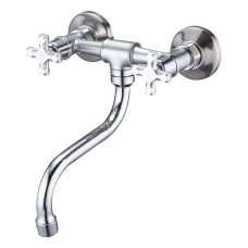 WEZER Змішувач настінний для кухні JIK12-A102, хром