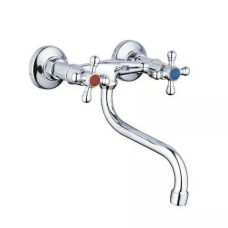 WEZER Змішувач настінний для кухні TZK12-A605, хром