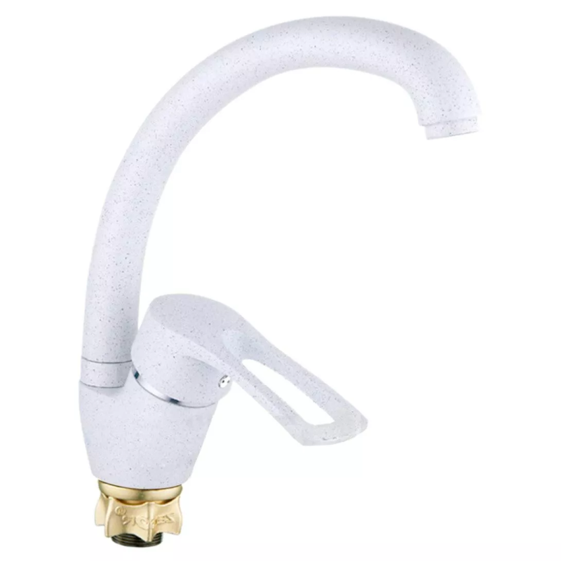 WEZER Змішувач для кухні YUB4-181-WHITE, білий