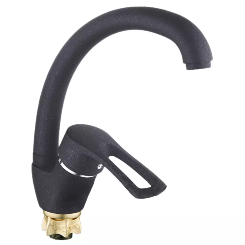 WEZER Змішувач для кухні YUB4-181-BLACK, чорний