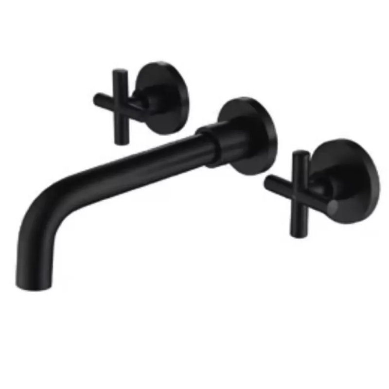 WEZER Змішувач для умивальника VAL10-10-BLACK, нержавіюча сталь, чорний