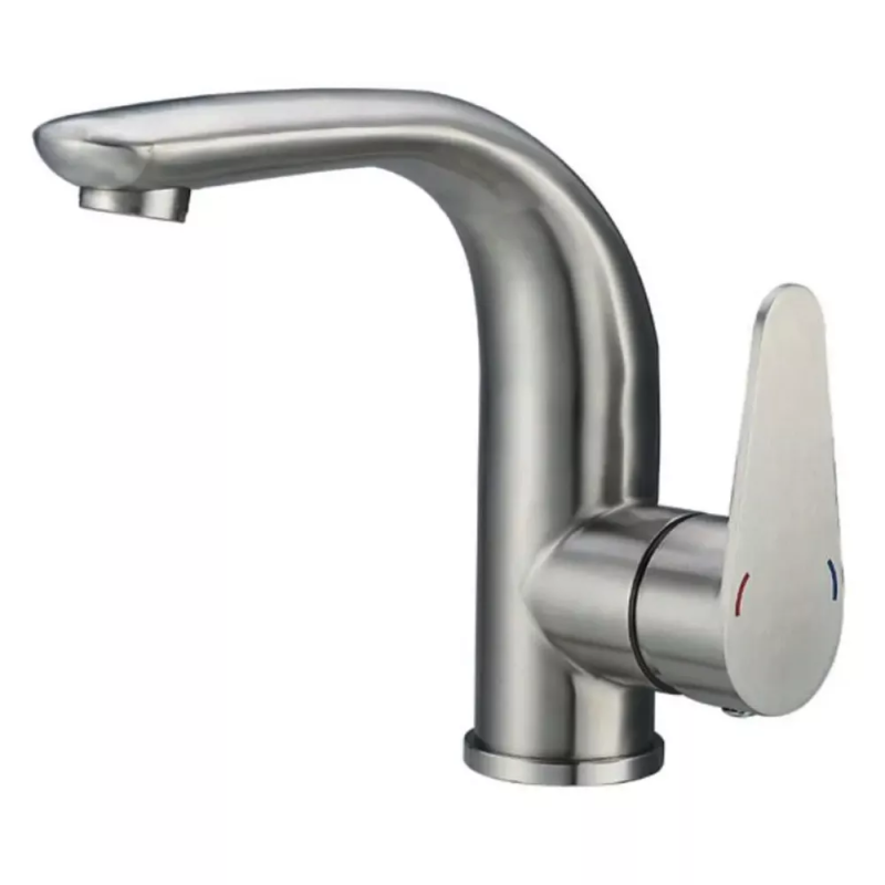 WEZER Змішувач для умивальника INX1A-04, сатин