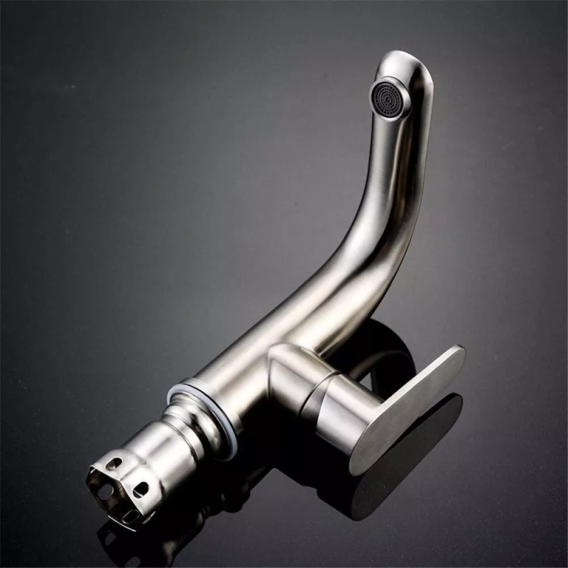 WEZER Змішувач для умивальника INX1A-04, сатин