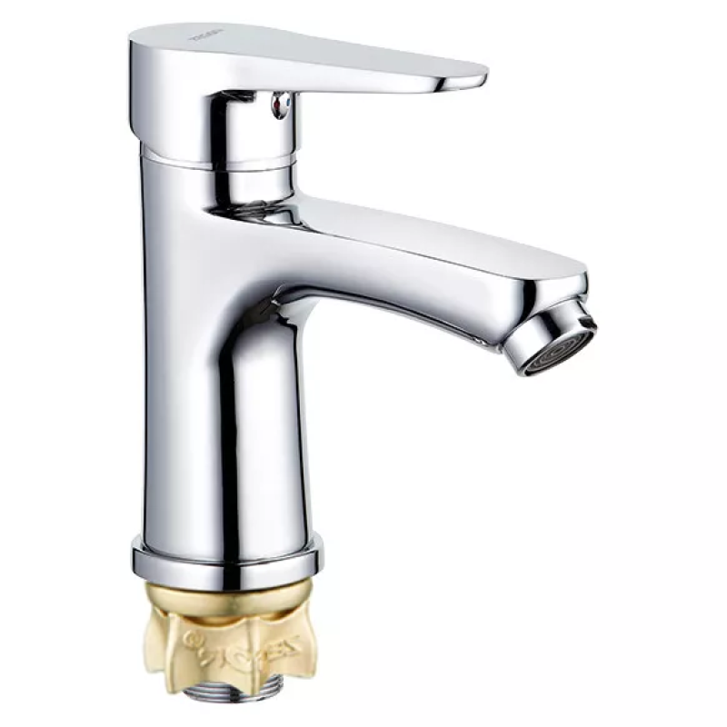 WEZER Змішувач для умивальника PUD1-045, хром