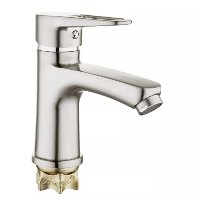 WEZER Змішувач для умивальника PUD1-045, сатин