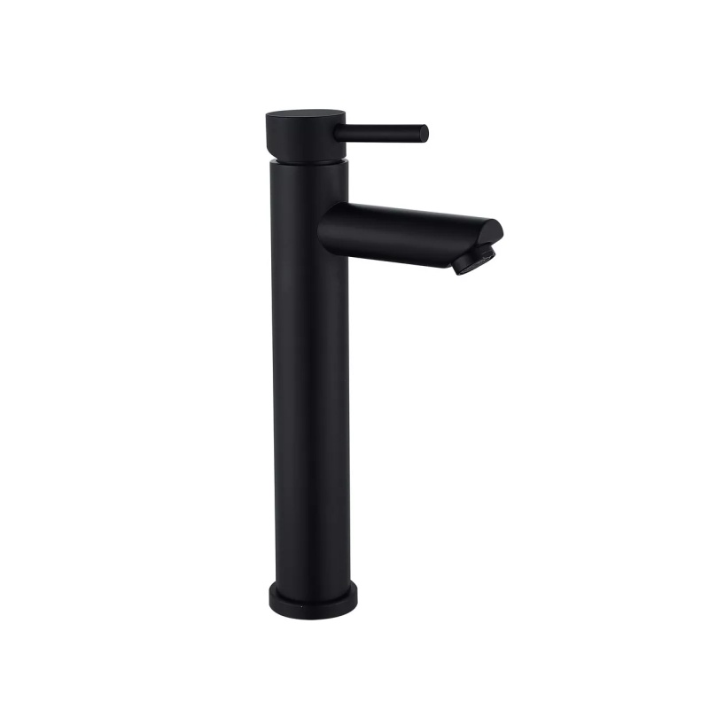 WEZER Змішувач для умивальника EKO11A-01-BLACK високий