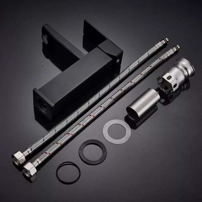 WEZER Змішувач для умивальника PRO1-02-BLACK