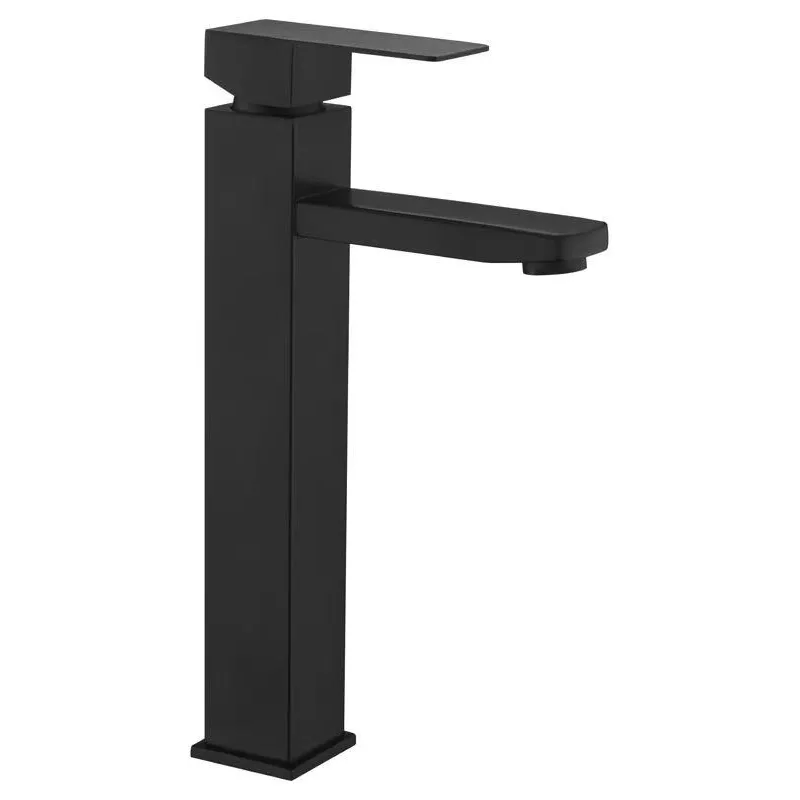 WEZER Змішувач високий для умивальника PRO11-02-BLACK