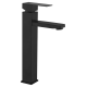 WEZER Змішувач високий для умивальника PRO11-02-BLACK