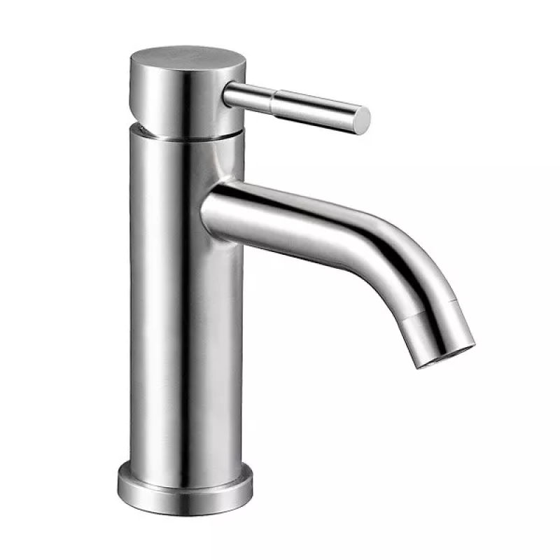 WEZER Змішувач для умивальника EKO1C-01 нержавіюча сталь