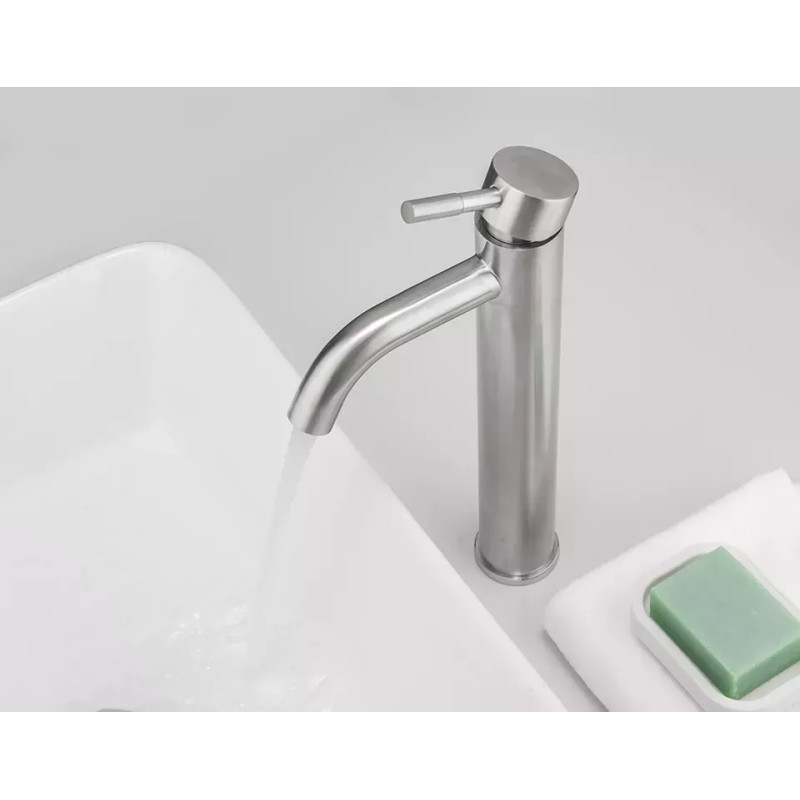 WEZER Змішувач для умивальника EKO11С-01 високий