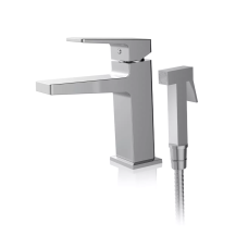 FAOP Змішувач для раковини з гігієнічним душем A1009-1, хром