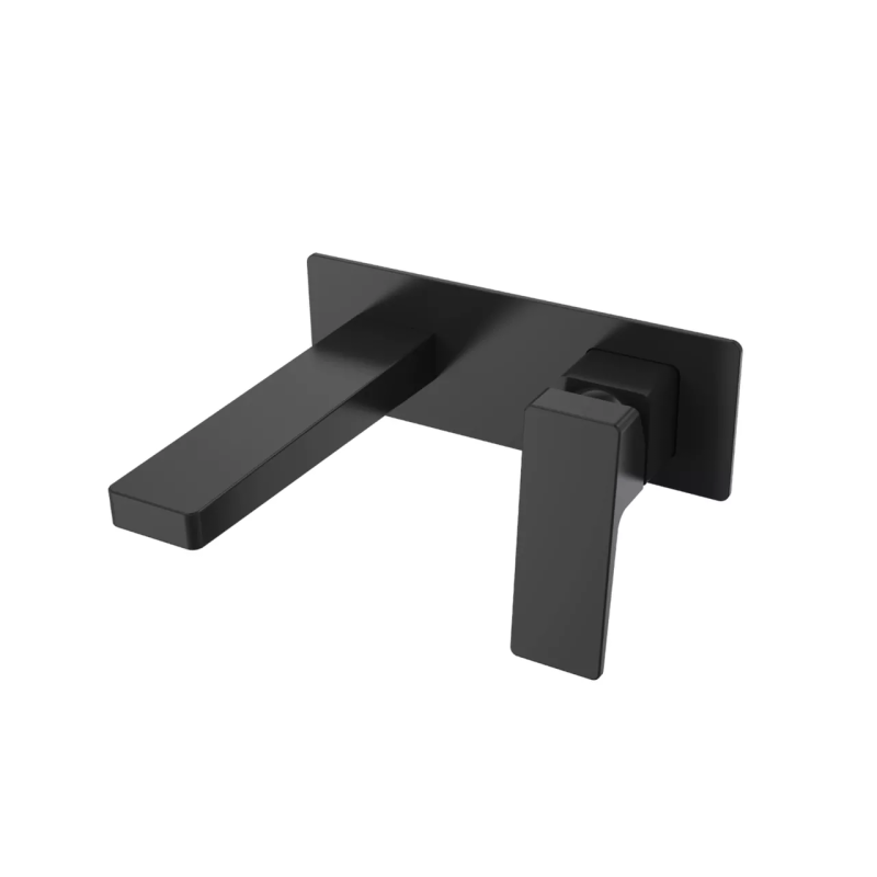 FAOP Змішувач прихованого монтажу для раковини A1009-36, чорний