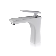 FAOP Змішувач для раковини A1003-8, білий-хром