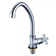 WEZER Кран для раковини JIK14-102, хром