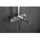 FAOP Душова система з термостатом A2409-40, вилив - перемикач на лійку, 3-режими, хром