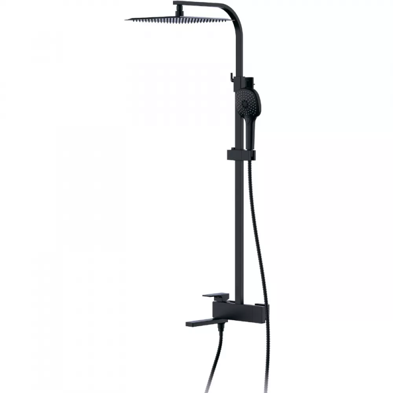 FAOP Душова система A2409-6, вилив - перемикач на лійку, 3-режими, чорний