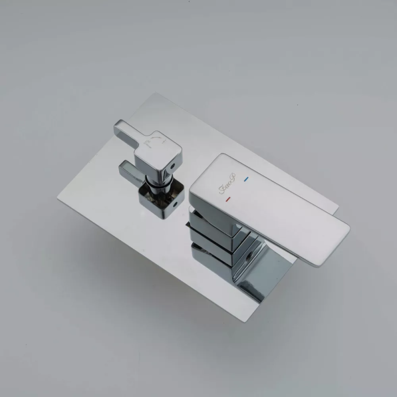 FAOP Вбудована душова система A7109, вилив - перемикач на лійку, 3-режими, хром