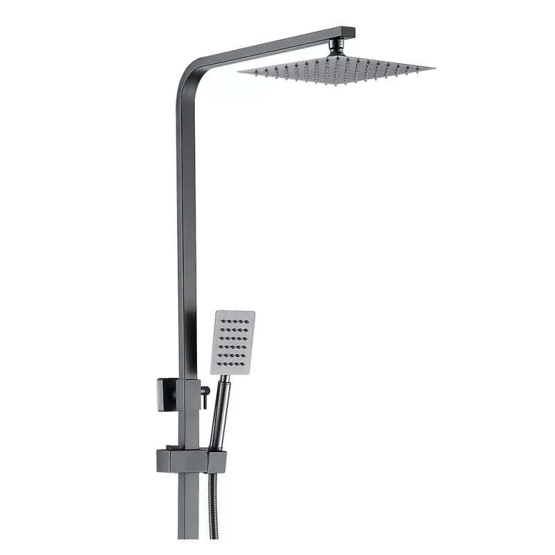 WEZER Душова система PRO16-02-GUNGREY, вилив - перемикач на лійку, 3-функції