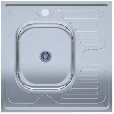 UA Мийка нерж. 6060-L товщ-0.4mm, р-р-600*600*140mm Polish (накладна) (6060-L)