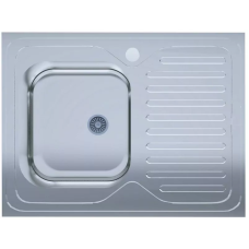 UA Мийка нерж. 6080-L товщ-0.4mm, р-р-600*800*140mm Polish (накладна) (6080-L)