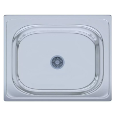 UA Мийка нерж. 4050 товщ-0.4mm, р-р-400*500*140mm Polish (накладна) (4050)