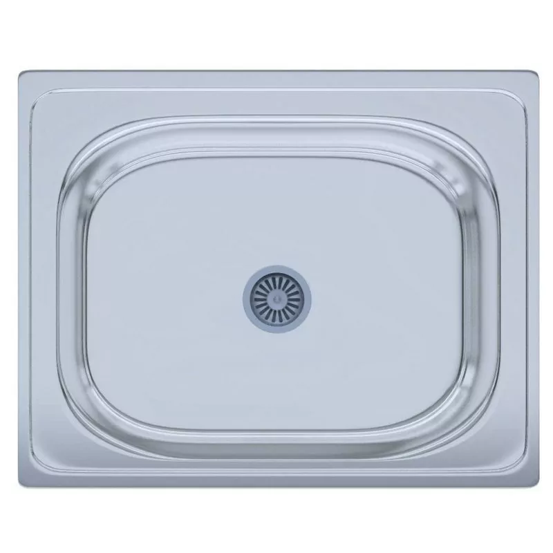 UA Мийка нерж. 4050 товщ-0.4mm, р-р-400*500*140mm Polish (накладна) (4050)