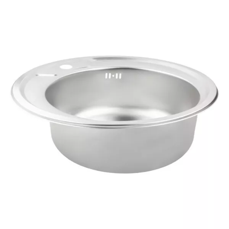 WEZER Кухонна мийка 490(08) Decor 490x180 мм + сифон