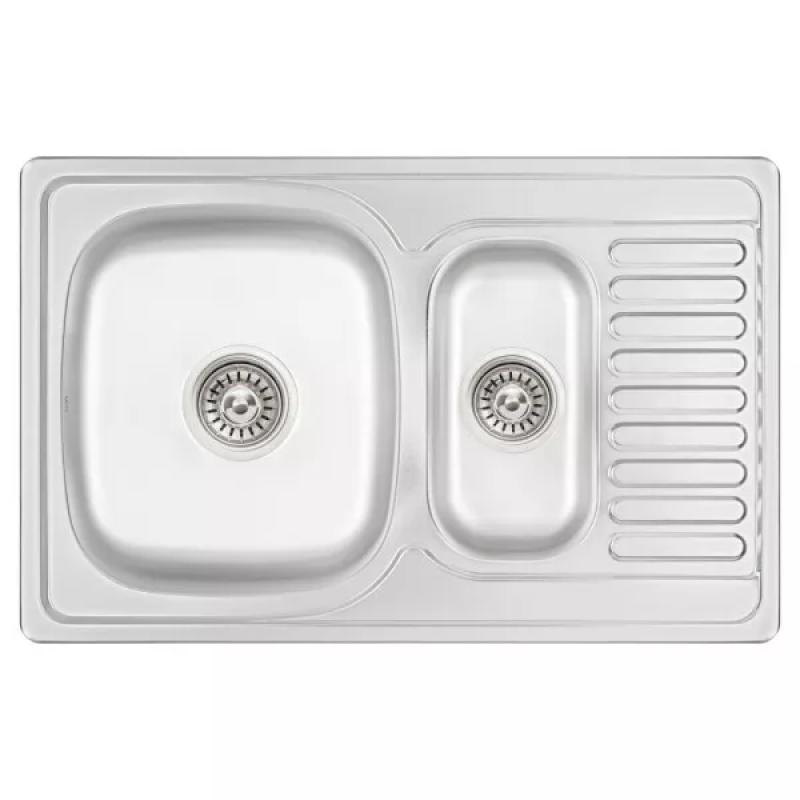 WEZER Кухонна мийка 7850(08) Deсоr 780x500x180 мм + сифон